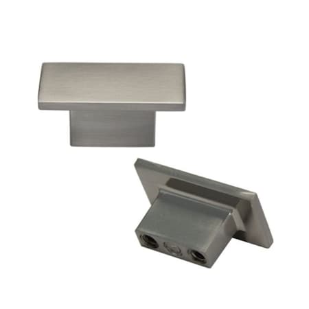 Crown 1-1/4" Square Cabinet Knob Satin Nickel Finish CHK81021SN